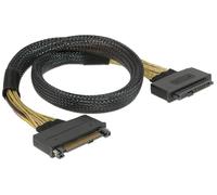 DeLOCK 85738 câble Serial Attached SCSI (SAS) 0,5 m 4 Gbit/s Noir