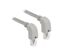Câble réseau DeLOCK 85876 Cat6a S/FTP (S-STP) 0.5m Gris, Connecteurs RJ-45 Mâle-Mâle, AWG26, Gaine LSZH, Diamètre 5.8mm