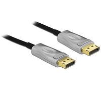 DeLOCK 85889 - Câble DisplayPort 1.4 30m Noir - Connecteurs mâle/mâle plaqués or - Résolution 7680x4320 - Débit 32.4 Gbit/s - Diamètre 5.4 mm