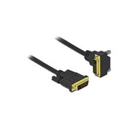 DeLOCK 85895 Câble DVI-D 3m Noir - Connecteurs Mâle 24+1, Résolution WQXGA 2560x1600, DVI Dual-Link, 7.92 Gbit/s, AWG30, Contacts Or