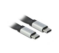 DeLOCK 85926 câble USB USB 3.2 Gen 2 (3.1 Gen 2) 0,22 m USB C Noir, Argent
