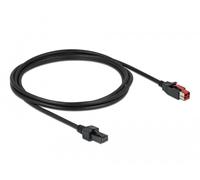 DeLOCK 85951 câble d'imprimante 2 m Noir; DeLOCK 85951, 2 m, PoweredUSB, Mini DIN 4-pin, Noir, Chine, 1 pièce(s)