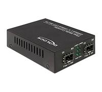 DeLOCK 86203 convertisseur de Support réseau 1000 Mbit/s Noir
