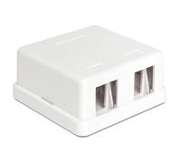 DeLOCK 86207 connecteur de fils 2x Keystone Blanc
