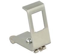 Delock 86259 Adaptateur de profilés chapeau pour module Keystone IP20 à visser non équipé gris