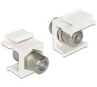 DeLock 86300 Adaptateur Module F Femelle Blanc