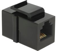 DeLOCK 86390, RJ12, RJ12, femelle/femelle, noir, 19,5 cm, 16,8 cm
