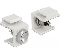 DELOCK 86401 Botã“N PULSADOR Keystone Blanco