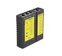 DeLOCK 86407 Twisted pair cable tester Noir testeur de câble réseau - Testeurs de câble réseau (9 V, 96 mm, 104 mm, 27 mm)