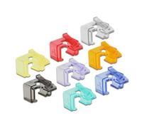 DeLOCK Range-câbles et serre-câbles 86420 – Multicolore, 16 pièces, 17,2 mm / 14 mm