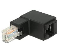 DeLOCK 86424 RJ-45 Noir connecteur de Fils - Connecteurs de Fils (RJ-45, Noir, U/UTP (UTP), Or, 33 x 50 x 18,5 mm)