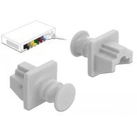 DeLOCK 86507 Cache-poussière pour Port RJ-45 10 pièce(s) 86507, RJ-45, Blanc, PC de Bureau/Poste de Travail, 18 mm, 21 mm, 14 mm
