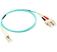 DeLOCK 86564 câble de Fibre Optique 1 m LC SC OM3 Couleur Aqua