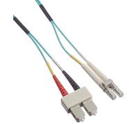 DeLOCK 86565 câble de Fibre Optique 2 m LC SC OM3 Couleur Aqua