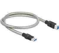 DeLOCK 86777 câble USB 0,5 m USB 3.2 Gen 1 (3.1 Gen 1) USB A USB B Argent