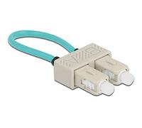 DeLOCK 86923 câble de Fibre Optique 0,065 m SC OFC OM3 Beige