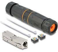 DeLock Connecteur de fils LSA 87186 – Noir