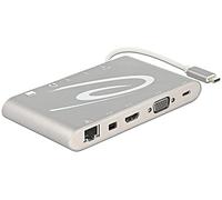 DeLOCK 87298 hub & concentrateur USB 3.2 Gen 1 (3.1 Gen 1) Type-C 1000 Mbit/s Argent
