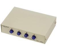 DeLOCK 87588 Commutateur Réseau Non-Géré 4 Ports RJ-45 10/100 Mbps, Standards IEEE 802.3x, Boîtier Métal, 120x84x29mm, Beige