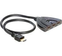 DeLOCK 87619 DeLOCK HDMI 3-1 switch bk 0,60m