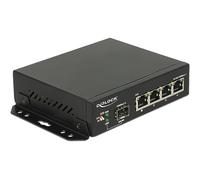 DeLOCK 87704 commutateur réseau Gigabit Ethernet (10/100/1000) Noir