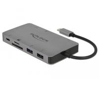 DeLOCK 87735 station d'accueil Avec fil USB 3.2 Gen 1 (3.1 Gen 1) Type-C Gris