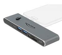 DeLOCK 87752 Station d'accueil avec Fil USB 3.2 Gen 1 (3.1 Gen 1) Type-C Gris