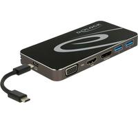 Delock 87773 DELOCK USB Type-C 3.2 Dockingstation 4K HDMI + DP USB Hub