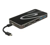 DeLOCK Station d'accueil 87773 avec fil USB 3.2 Gen 1 (3.1 Gen 1) Type-C Noir