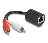 DeLOCK 87857 câble audio 2 x RCA RJ-45 Noir, Rouge, Blanc