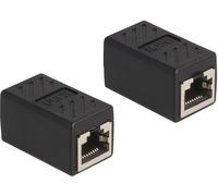 DeLOCK 87991 Adaptateur RJ50 femelle à femelle noir