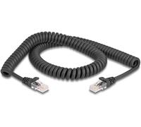 Delock 87993 RJ45 Câble réseau, câble patch CAT 5e 2.00 m noir 1 pc(s)