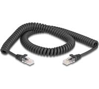 Delock 87993 RJ45 Câble réseau, câble patch CAT 5e 2.00 m noir 1 pc(s)