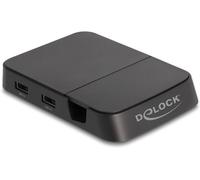 Delock 88018 USB-C®, USB 2.0, HDMI™ Station daccueil pour téléphone portable noir adapté pour (modèle de téléphone portable): Smartphones mit USB-C Anschluss