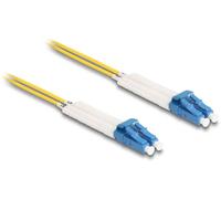 Delock 88073 fibre optique FO Câble de raccordement 5 m jaune [1x LC mâle - 1x LC mâle] 9/125 µ Singlemode OS2