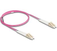 DeLOCK 88087 Câble à fibre optique 1 m LC OM4 Violet (88087)