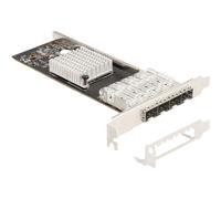 DeLock Carte réseau Interne PCI Express x4 88342 – 4× SFP Fibre Gigabit 1000 Mbit/s (i350)