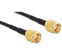 DeLOCK 88475 RP-SMA RP-SMA - Gold, Black Cable Interface/Gender Adapter Cable Interface/Gender Adapters (RP-SMA, RP-SMA, Female/Female, Gold, Gold, Black, 0.32 m)