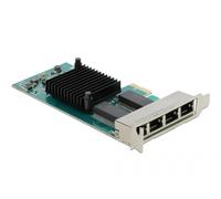 Delock 88504 DELOCK PCI Express x1 Karte 4x RJ45 Gigabit LAN i350