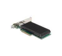 DeLOCK 88522 Carte Réseau Interne 10GbE, Double Port RJ-45, PCIe, Chipset Intel X540, Support Jumbo Frames 9216, Compatible Windows