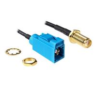 DeLOCK 88583 câble coaxial 0,2 m Noir