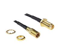 DeLOCK 88584 câble coaxial 0,2 m Noir