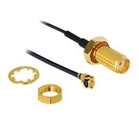 DeLOCK 88747 câble coaxial 0,2 m Noir