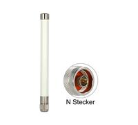 DeLOCK 88822 Antenne omnidirectionnelle 2.4-2.5 GHz, 7 dBi, connecteur Type-N, IEEE 802.11a/b/g/n, impédance 50 Ohm, blanc, diamètre 2.1cm