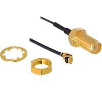 DeLOCK 88825, Schwarz, MHF (I-PEX), RF SMA