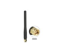 DeLOCK 88914 Antenne Omni-directionnelle 0.433 GHz, 2.5 dBi, Connecteur SMA, Impédance 50 Ohm, Polarisation Verticale, ROS 2.0, H 108mm