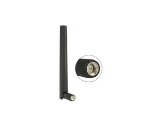 DeLOCK 88968 : Antenne Omni-Directionnelle 4.3 dBi, SMA, 50 Ohm, IEEE 802.11b/g/n, Polarisation Verticale, ROS 3.5, -20°C à 65°C, 20.1x135.6mm