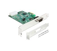 DeLOCK 89333 : Carte PCIe vers Série RS-232, 1 port, FIFO 256 octets, Transfert max 0.0009216 Gbit/s, Windows et Linux Supportés, Température -30°C à 75°C