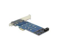 DeLOCK 89374 Carte Interface Interne PCIe vers SATA 6Gbit/s et USB 3.2 Gen 1 (3.1 Gen 1) avec câbles SATA et USB inclus