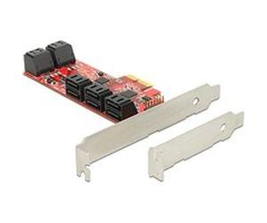 DeLOCK 89384 Interne SATA Carte et Adaptateur d'interfaces - Cartes et adaptateurs d'interfaces (PCIe, SATA, 6 Gbit/s) G